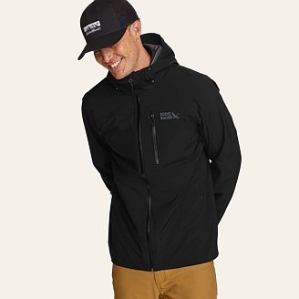 Men's Cloud Cap Stretch Waterproof Rain Jacket