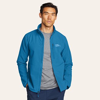 Mens Sandstone Grid Jacket