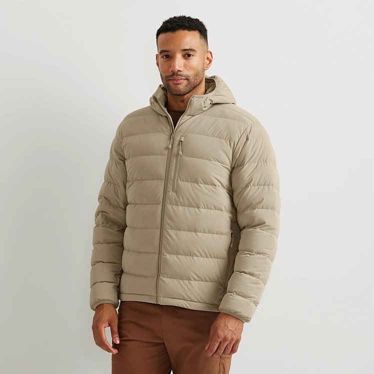 Men's Eb Stretch Down Hooded Jacket Eddie Bauer