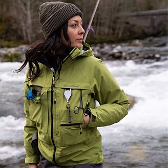 Eddie Bauer Jackets: Women's EB551 DPS Blue Waterproof Breathable Rain  Jacket