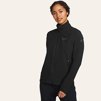 Womens Sandstone Backbone Grid Jacket