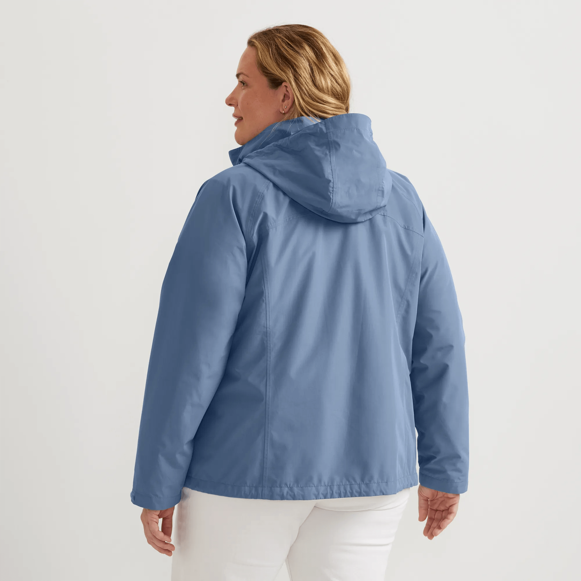 Rainfoil® Waterproof Packable Hooded Rain Jacket