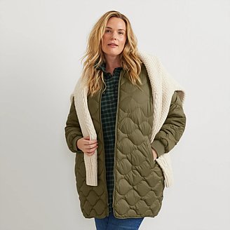 Women's Shaw Long Down Bomber Jacket