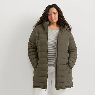 Women's EB Stretch Down Hooded Parka