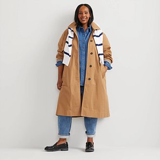 Women's EB 100% Cotton Trench Coat