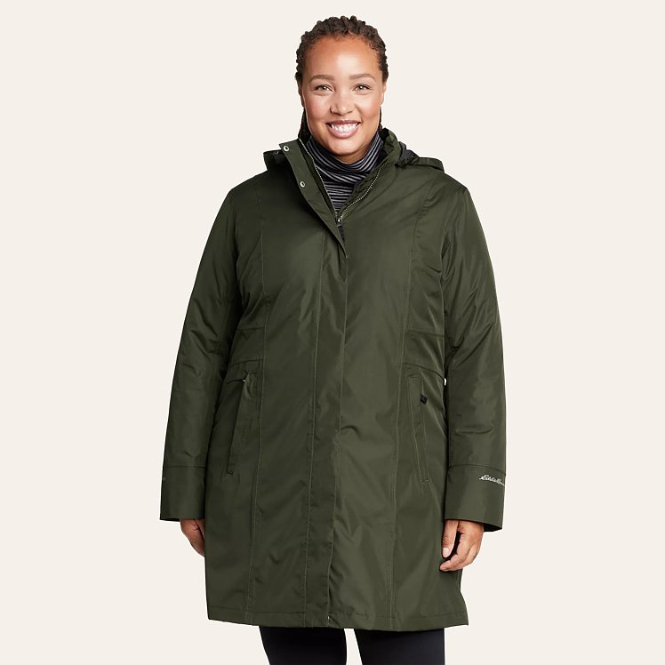 Women's girl on the go insulated trench coat hotsell