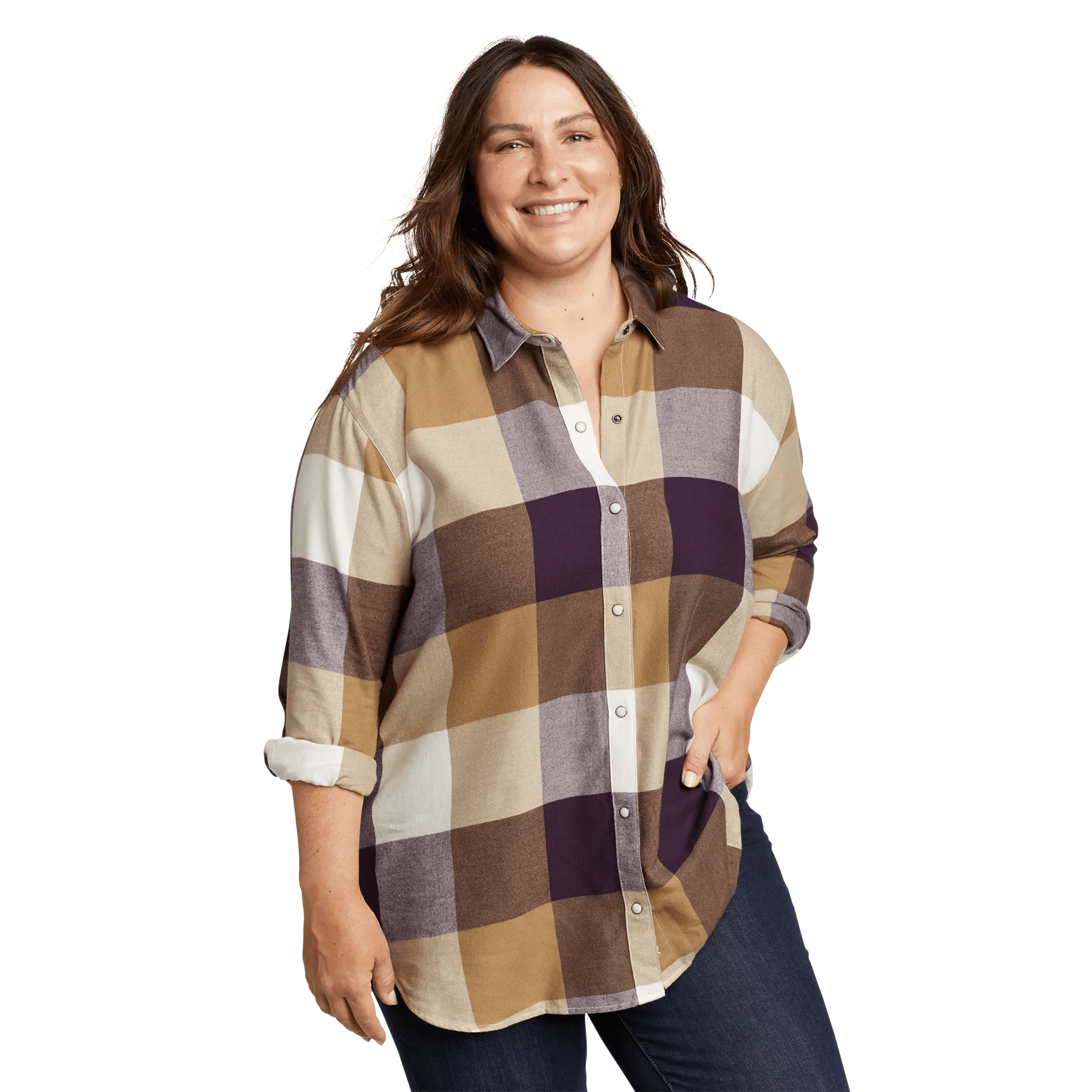 Fremont Snap-Front Flannel Tunic