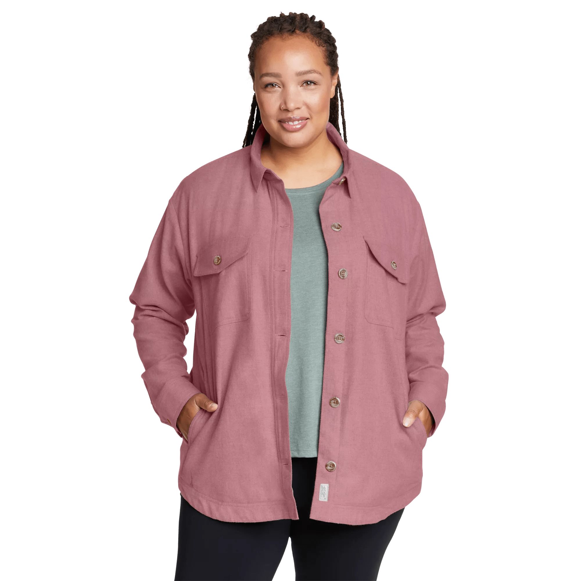 Eddie's Fleece-Lined Shirt Jacket