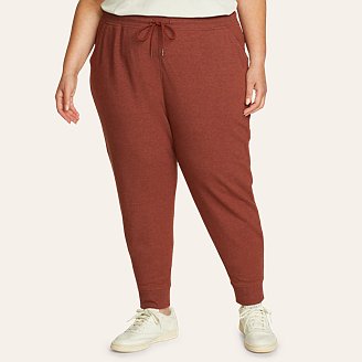 Womens Cozy Camp Fleece Jogger Pants