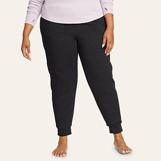 Womens Snow Lodge Faux Shearling-Lined Joggers