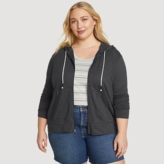 Womens Legend Wash Slub Full-Zip Hoodie