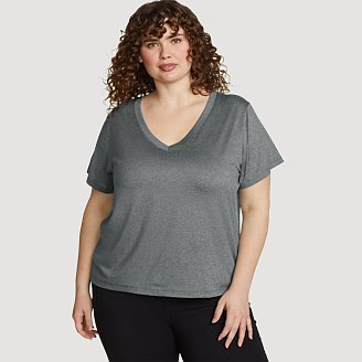 Womens Surreal Travel V-Neck T-Shirt