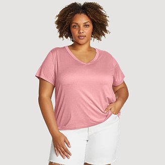 Womens Surreal Travel V-Neck T-Shirt