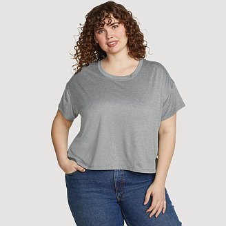 Womens Surreal Travel Crewneck T-Shirt