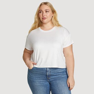Womens Surreal Travel Crewneck T-Shirt