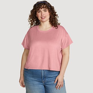 Womens Surreal Travel Crewneck T-Shirt