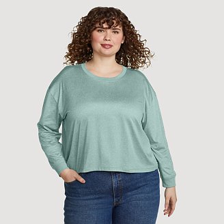 Womens Surreal Travel Long-Sleeve Shirt