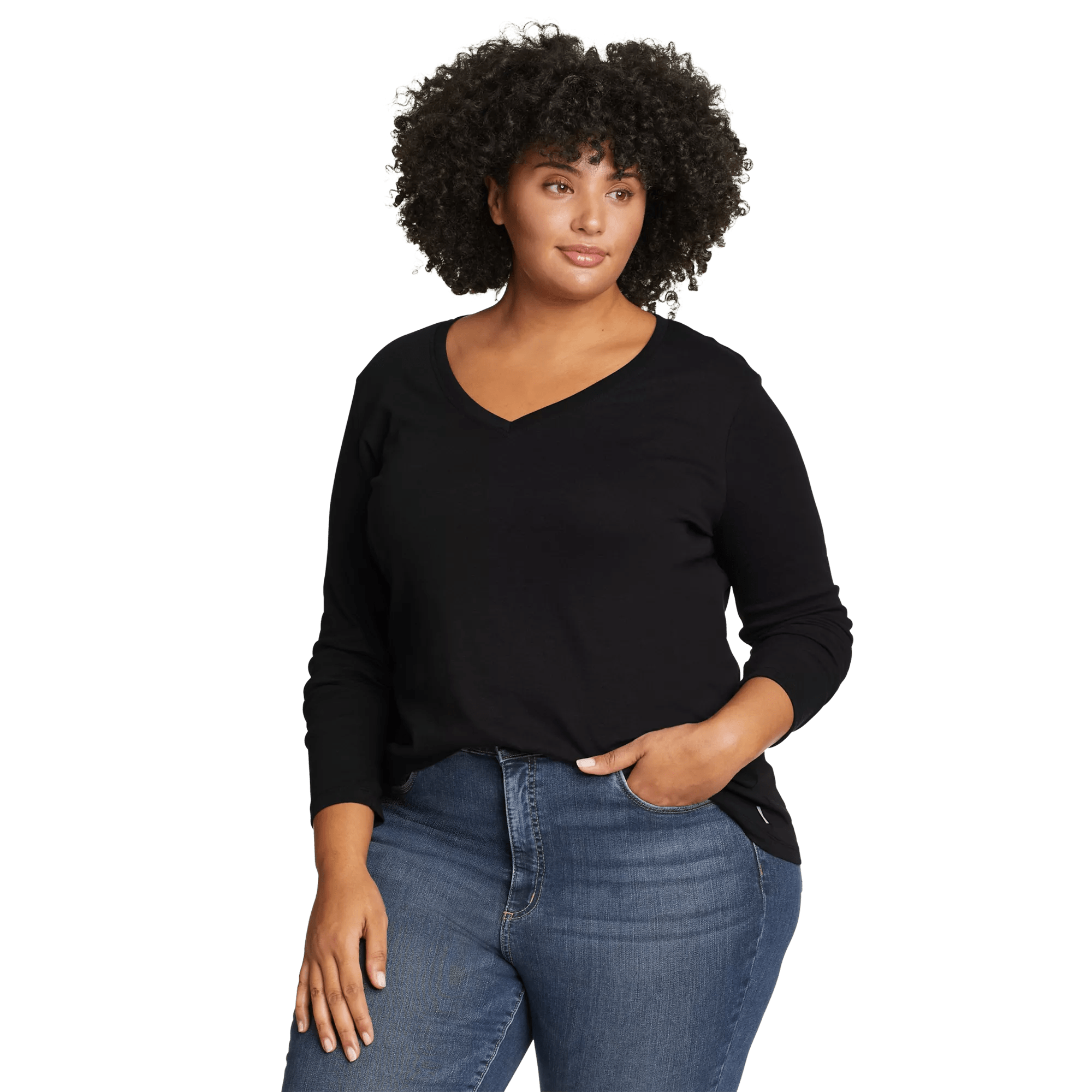 Women's Favorite Long-Sleeve V-Neck T-Shirt