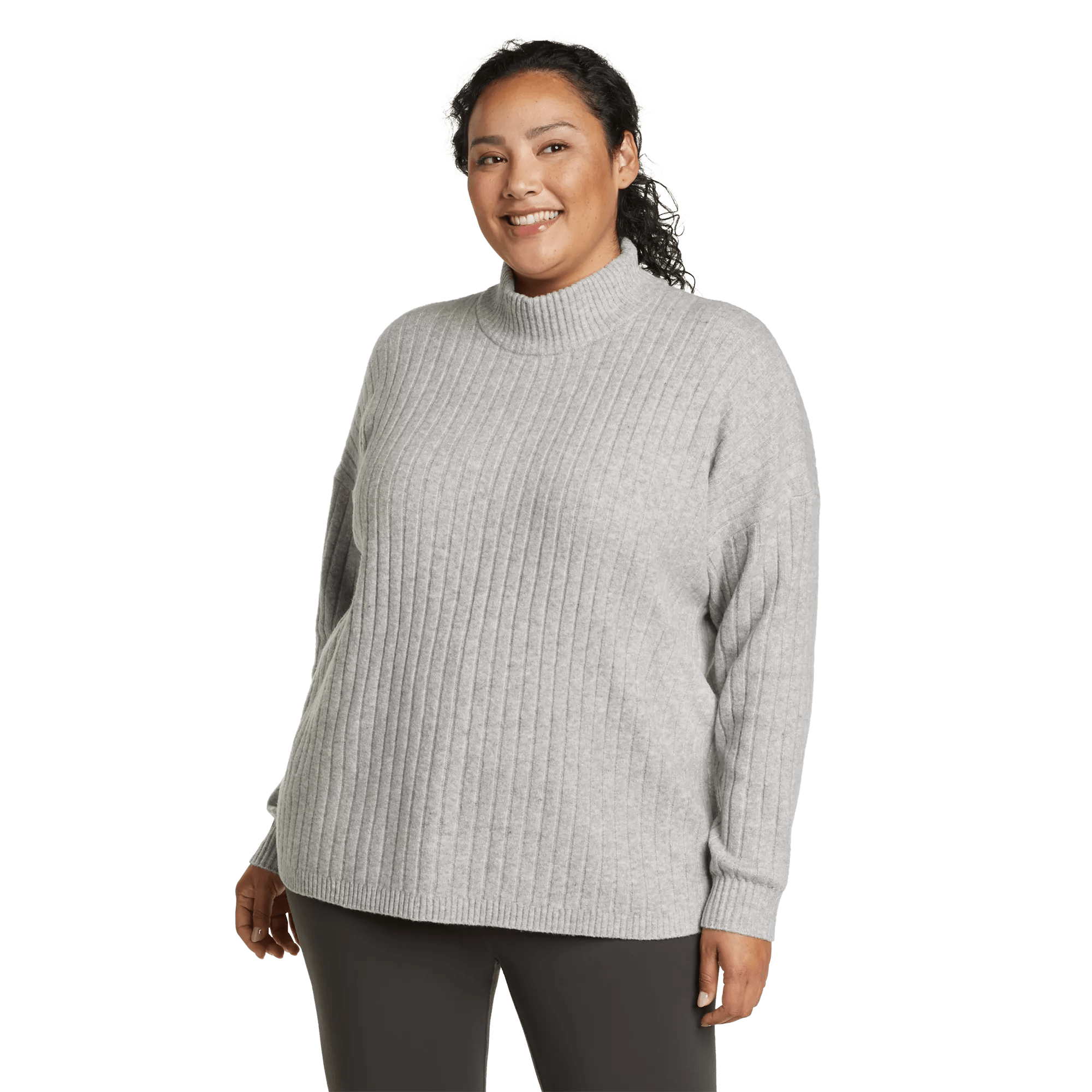 Alpine Route Essentials Ribbed Mock Neck Sweater