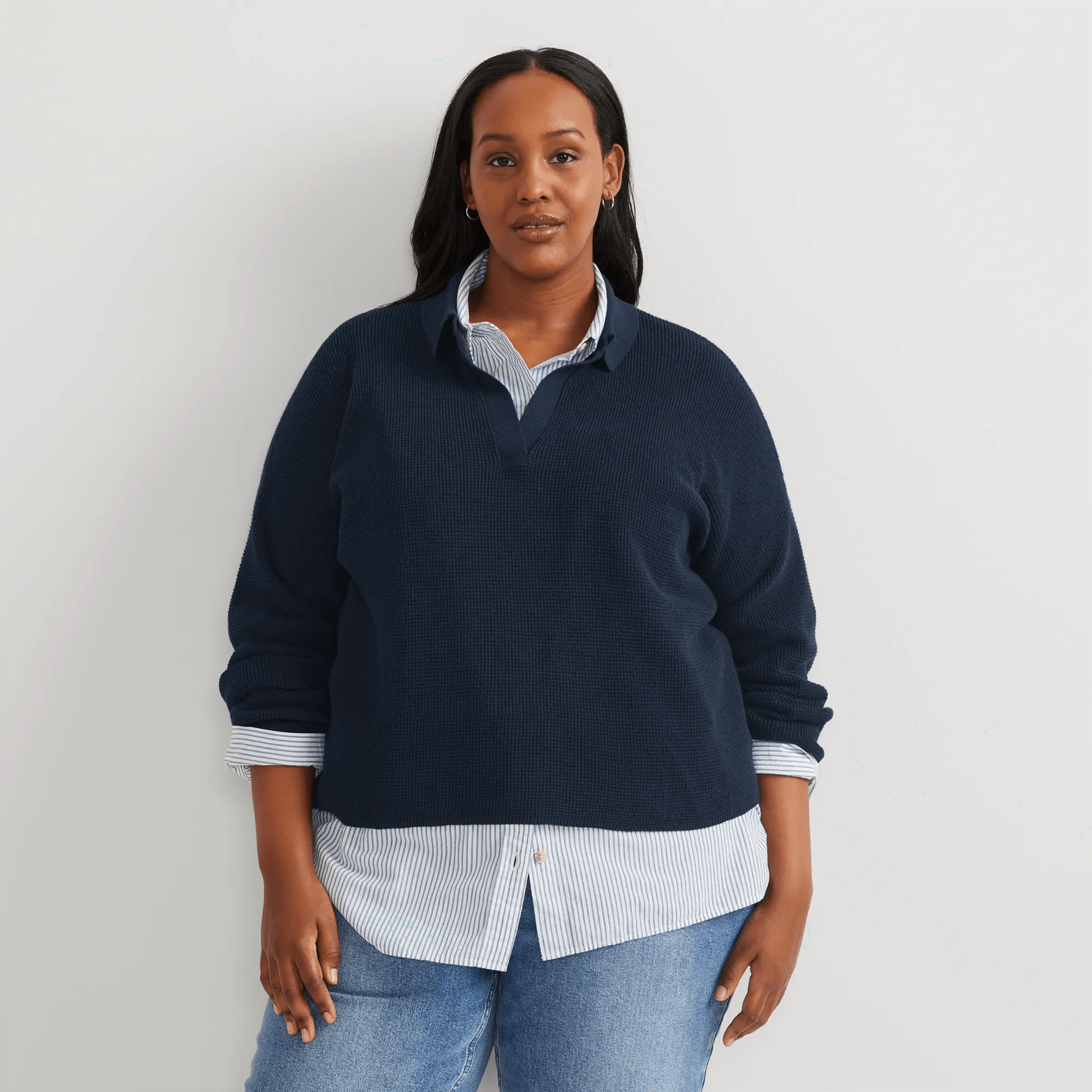 Signature Johnny Collar Sweater