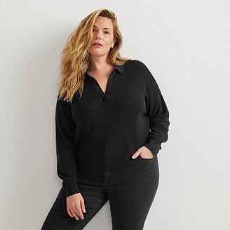 Women's Signature Johnny Collar Sweater
