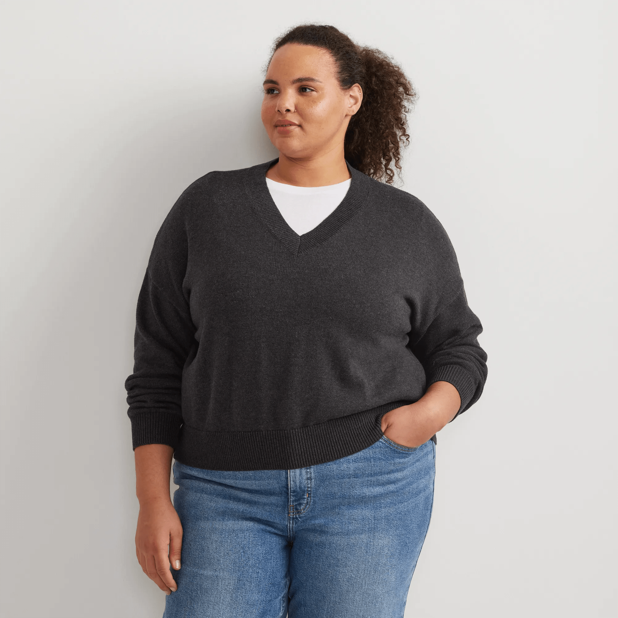 Signature V-Neck Sweater