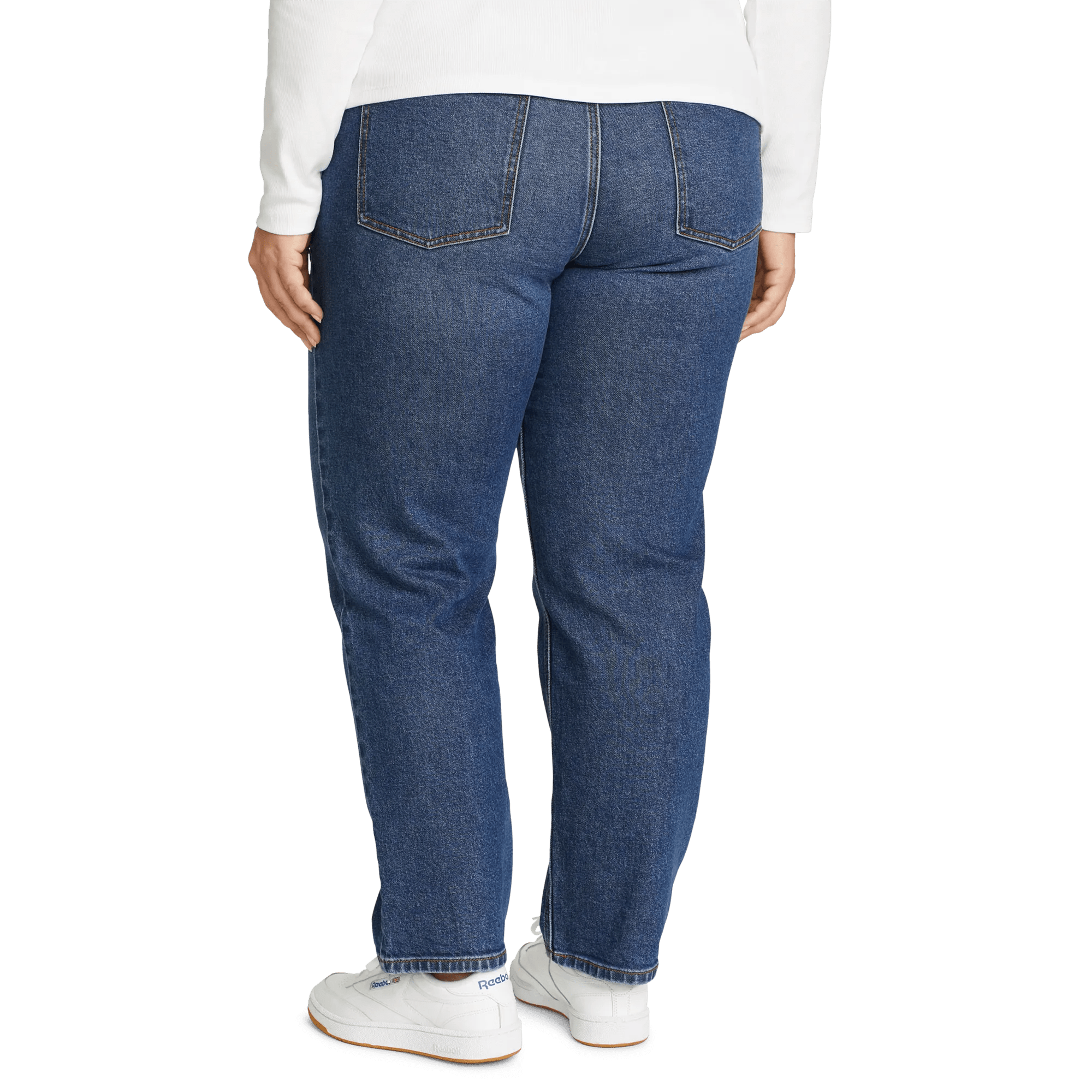 Authentic High-Rise Straight Leg Jeans