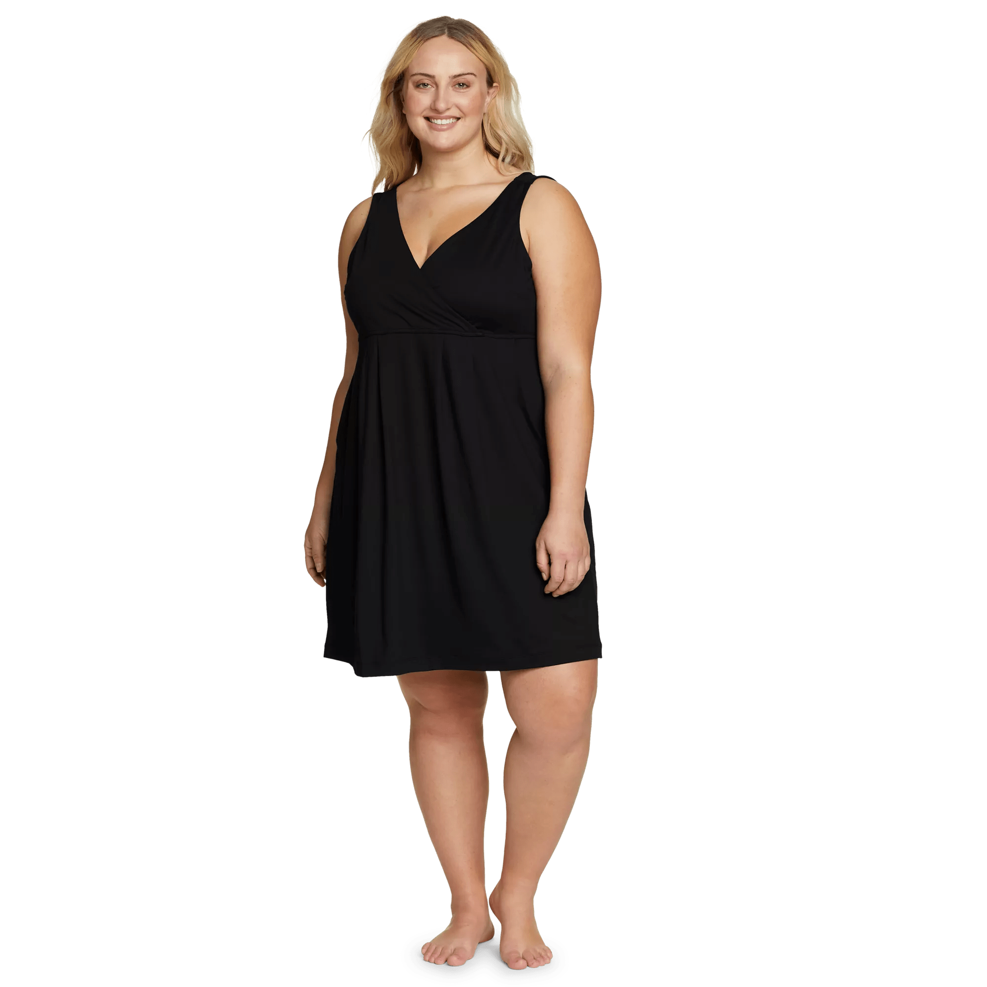 Aster Crossover Dress - Solid