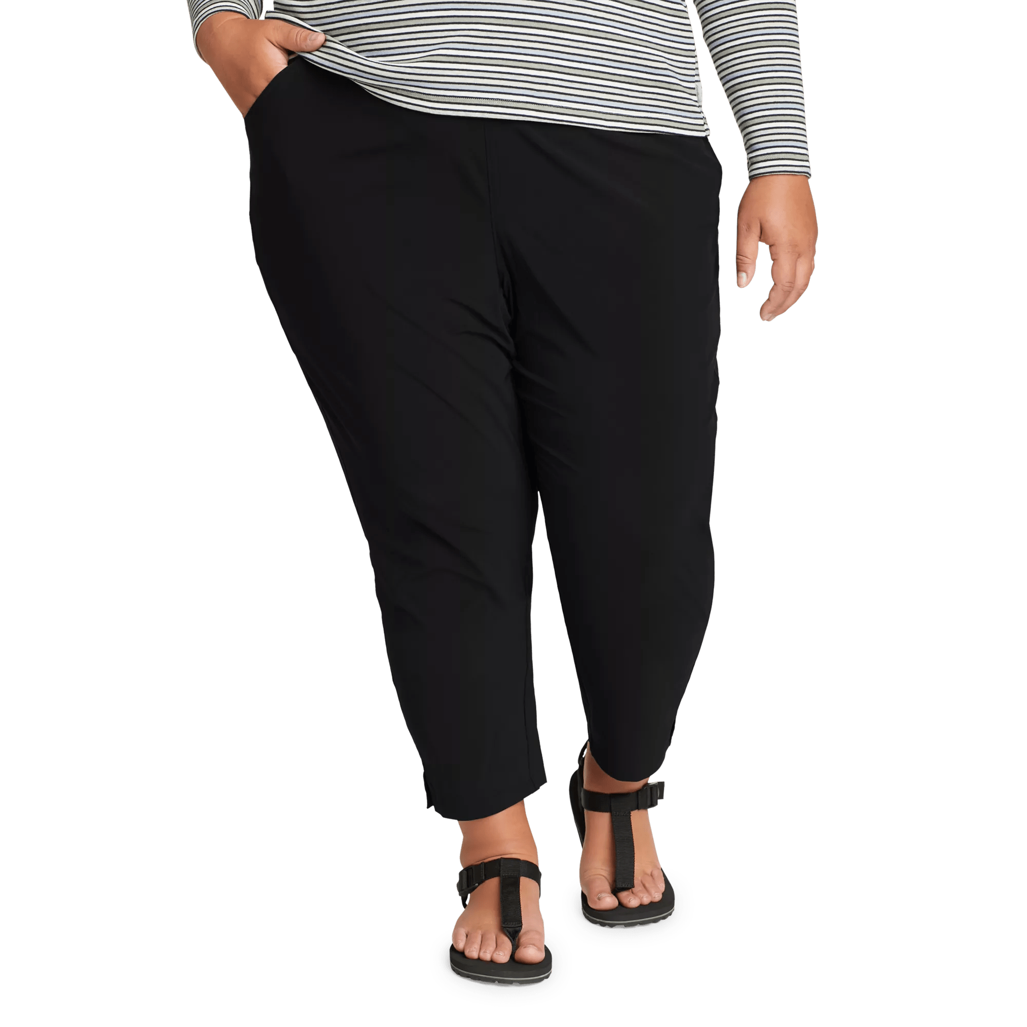 Departure Stretch Straight Leg Ankle Pants