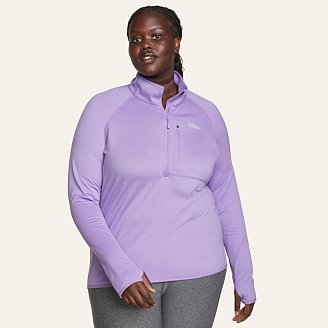 Womens High Route Grid Fleece 1/4-Zip