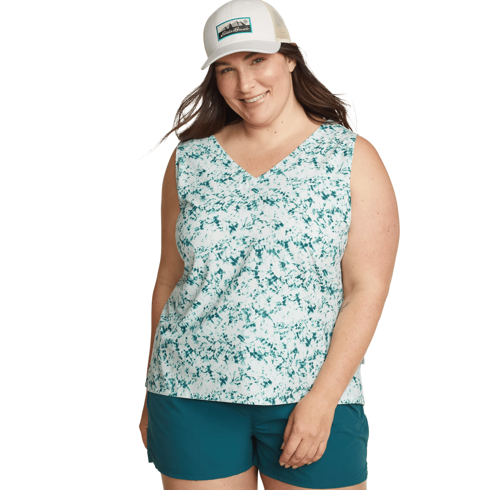 Departure V-Neck Tank Top - Print