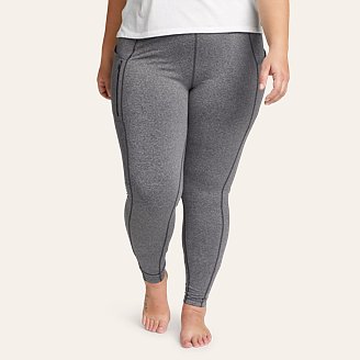 Womens Crossover Winter Trail Adventure High-Rise Leggings