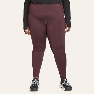 Womens Crossover Winter Trail Adventure High-Rise Leggings