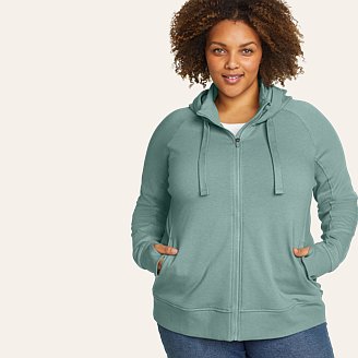 Womens Motion Cozy Camp Full-Zip Sweatshirt