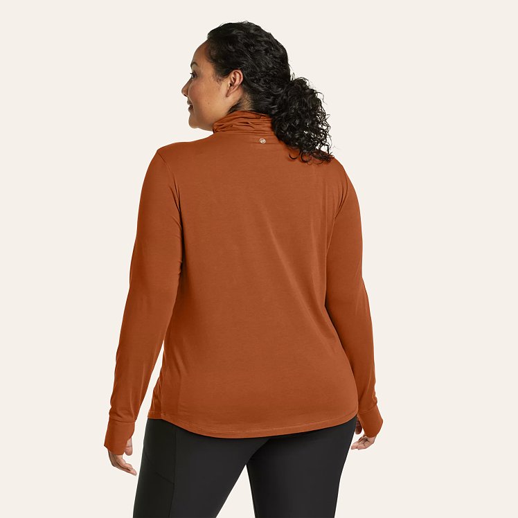 Women s Tempo Light Long sleeve Turtleneck Eddie Bauer