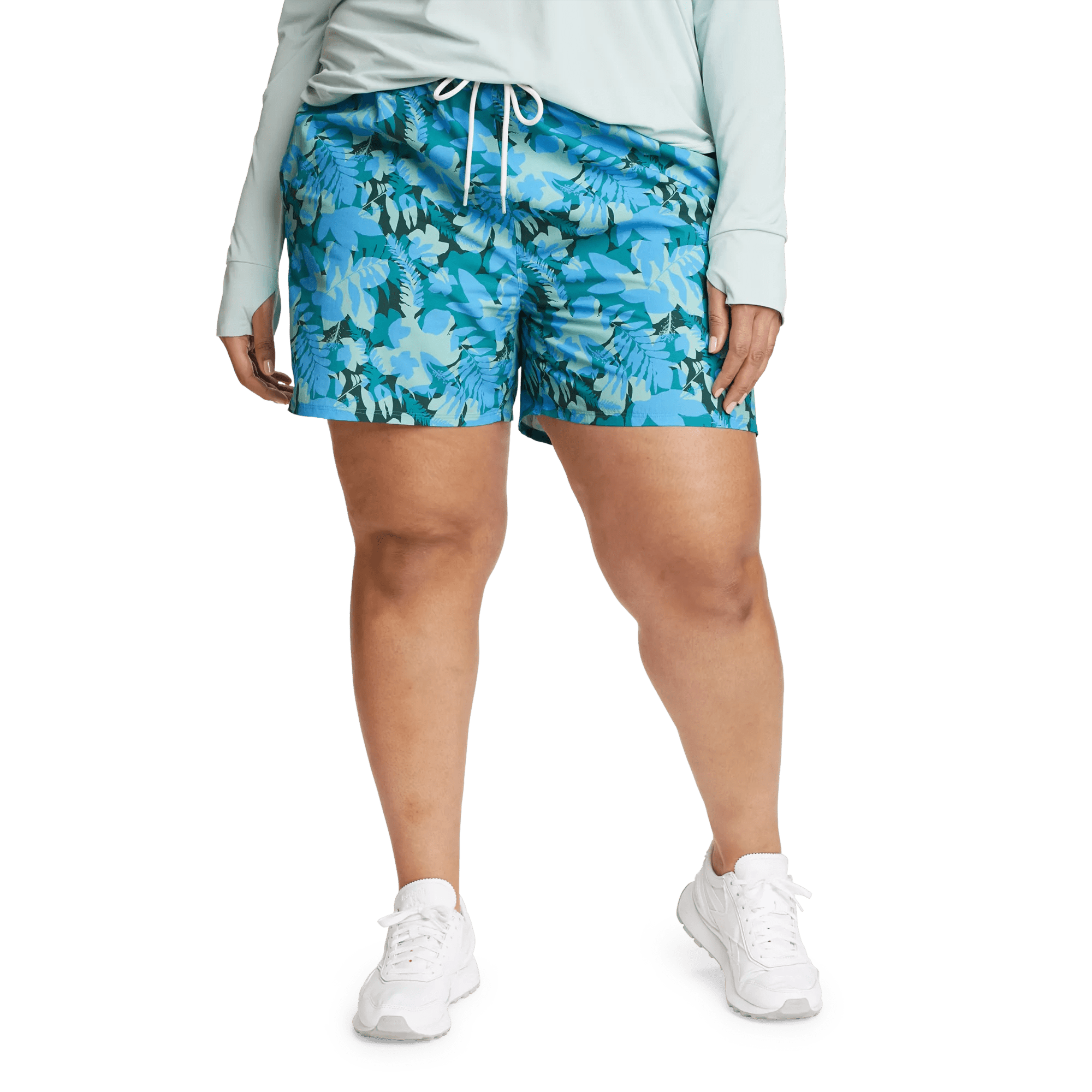 Tidal High Rise Shorts - Print