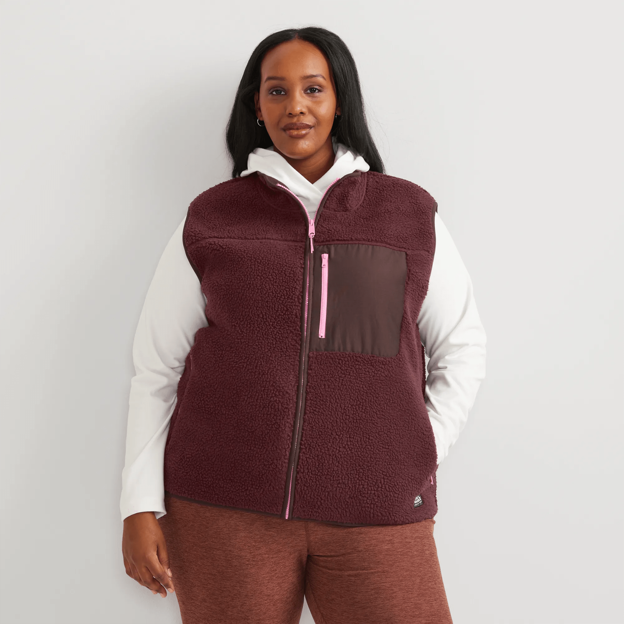 Chilali Faux Shearling Fleece Vest