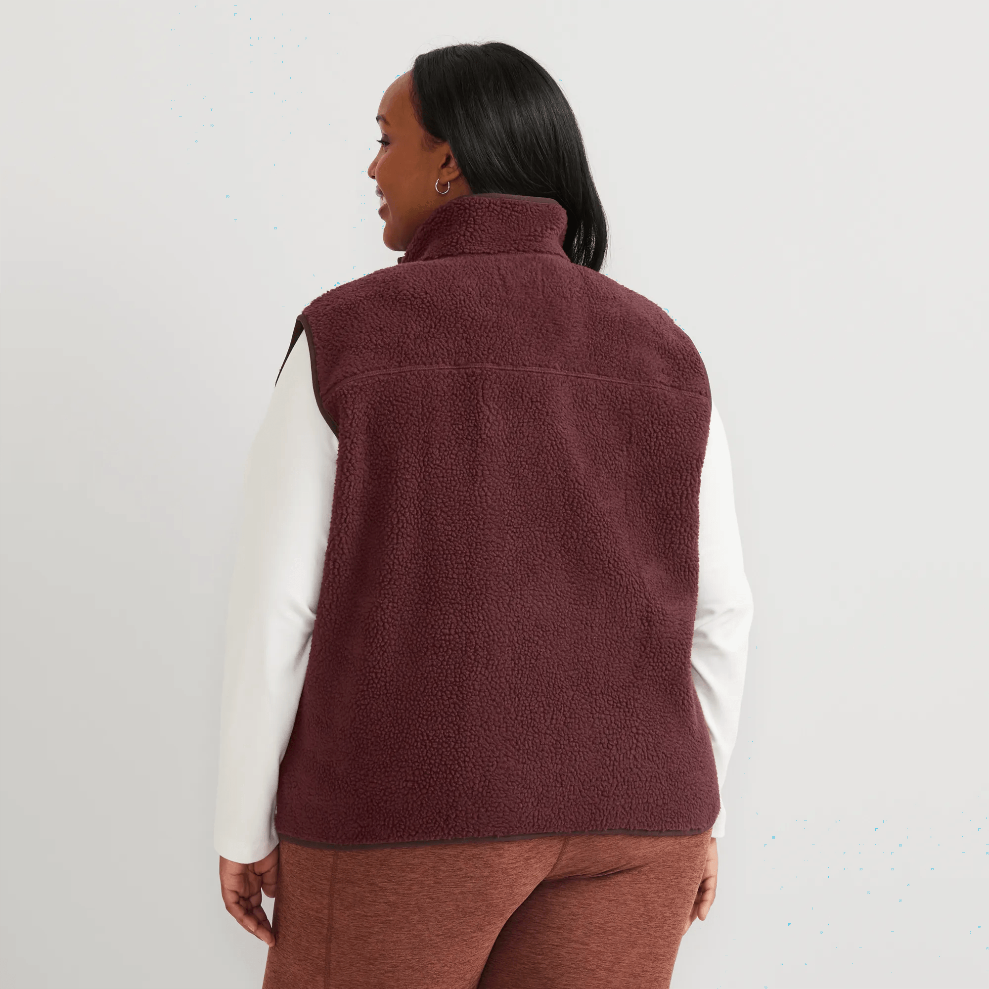 Chilali Faux Shearling Fleece Vest