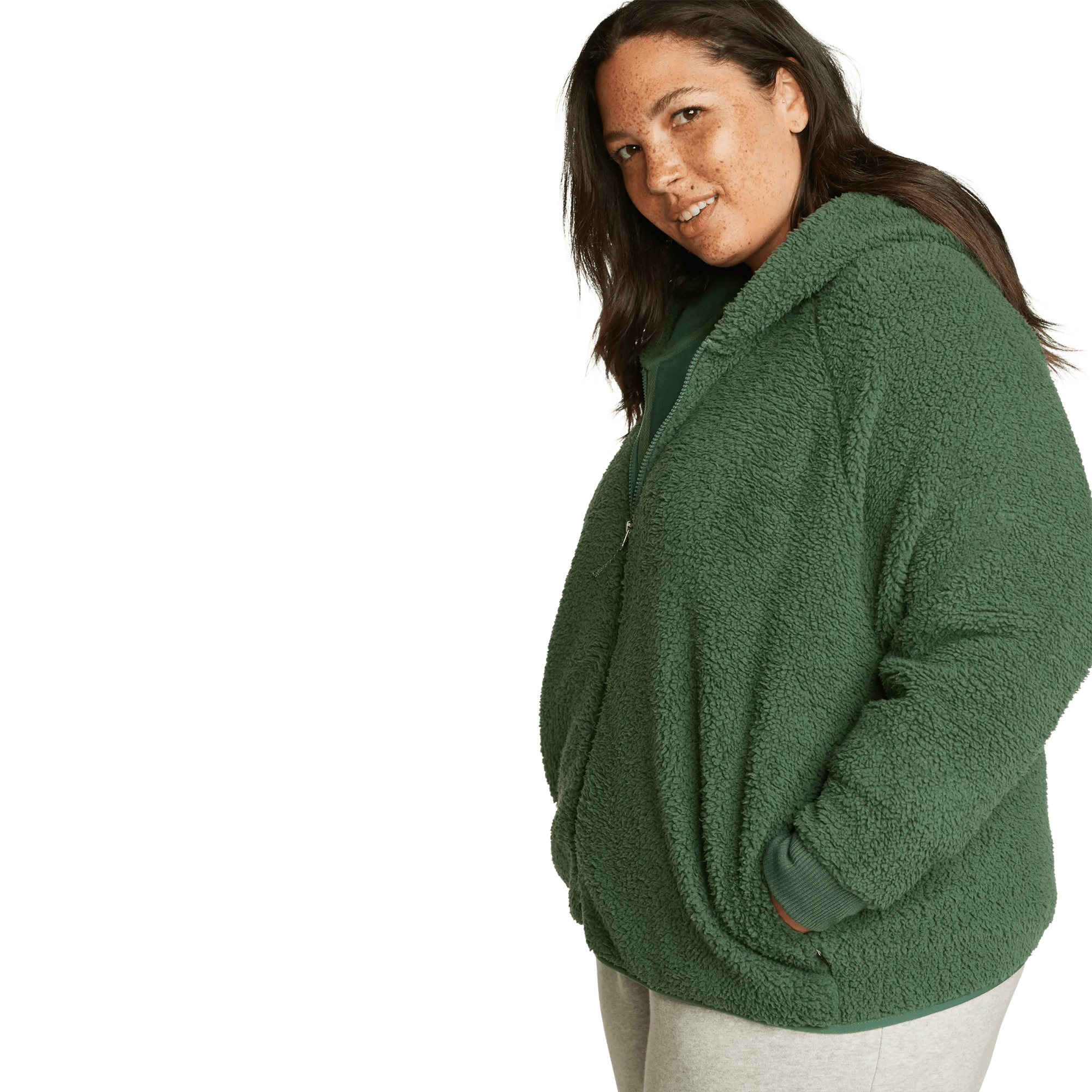 Cabinscape Full-Zip Fleece Hoodie