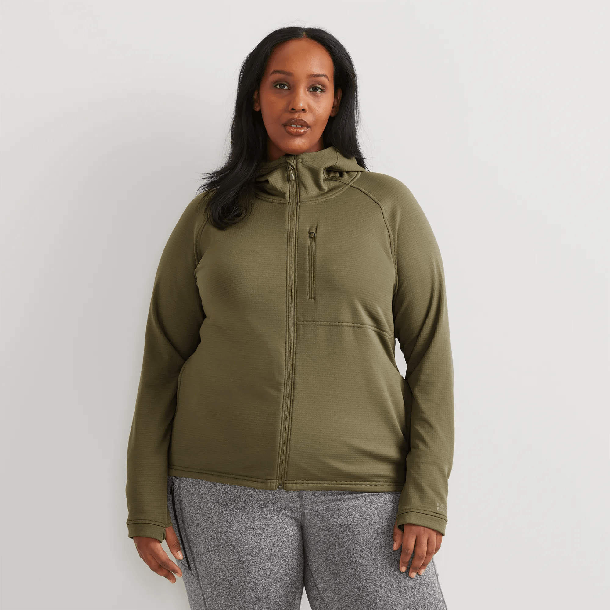 High Route Grid Fleece Full-Zip Hoodie