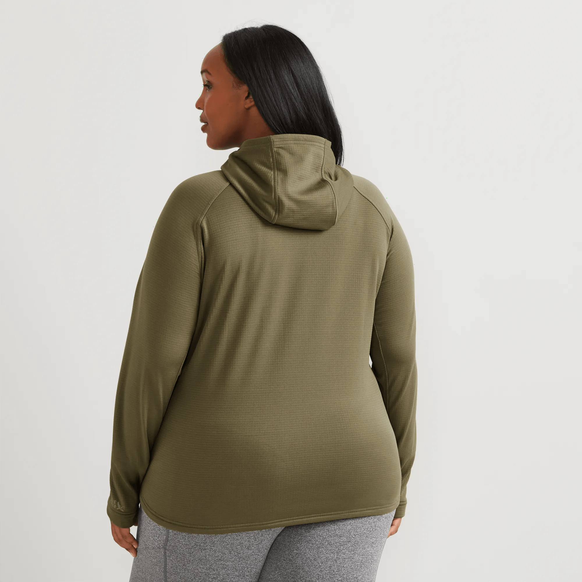 High Route Grid Fleece Full-Zip Hoodie