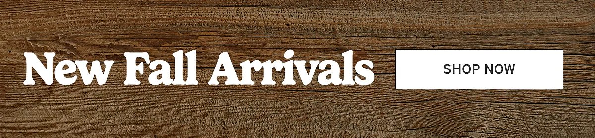 Fall New Arrivals